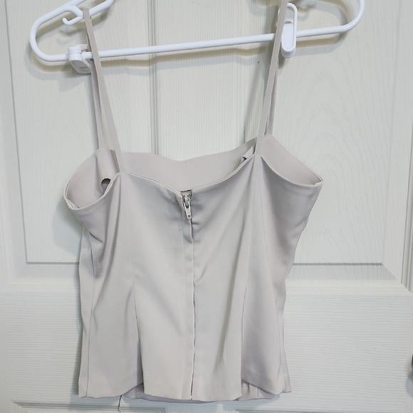 Chic Beige Spaghetti Strap Camisole - Picture 2 of 2